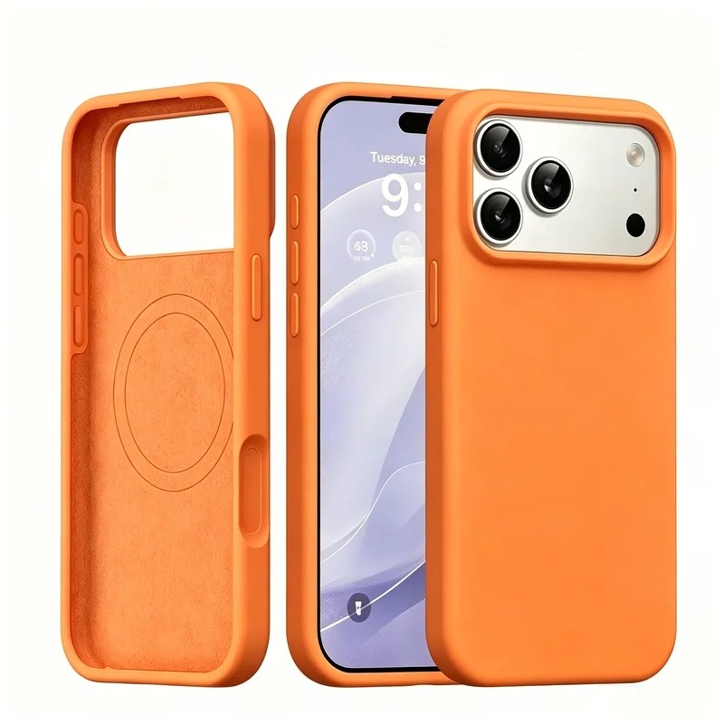 Liquid Silicone Magnetic Phone Case - Magnetic Liquid Silicone Case For iPhone
