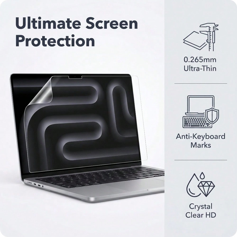 5 Pack for MacBook Pro 14 Inch - огляд і ціна Matte Anti Glare Screen Protector
