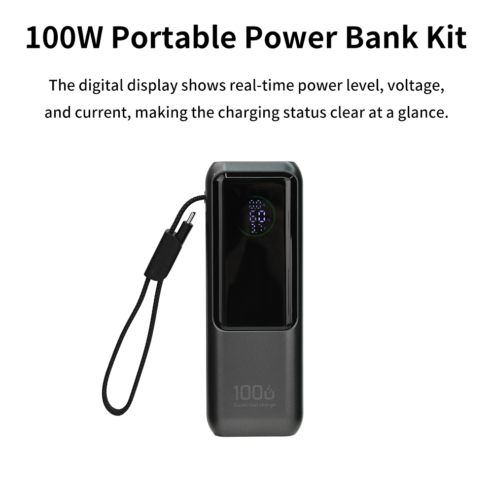 PD 100W Fast Charging Power Ba - огляд і ціна Power Banks