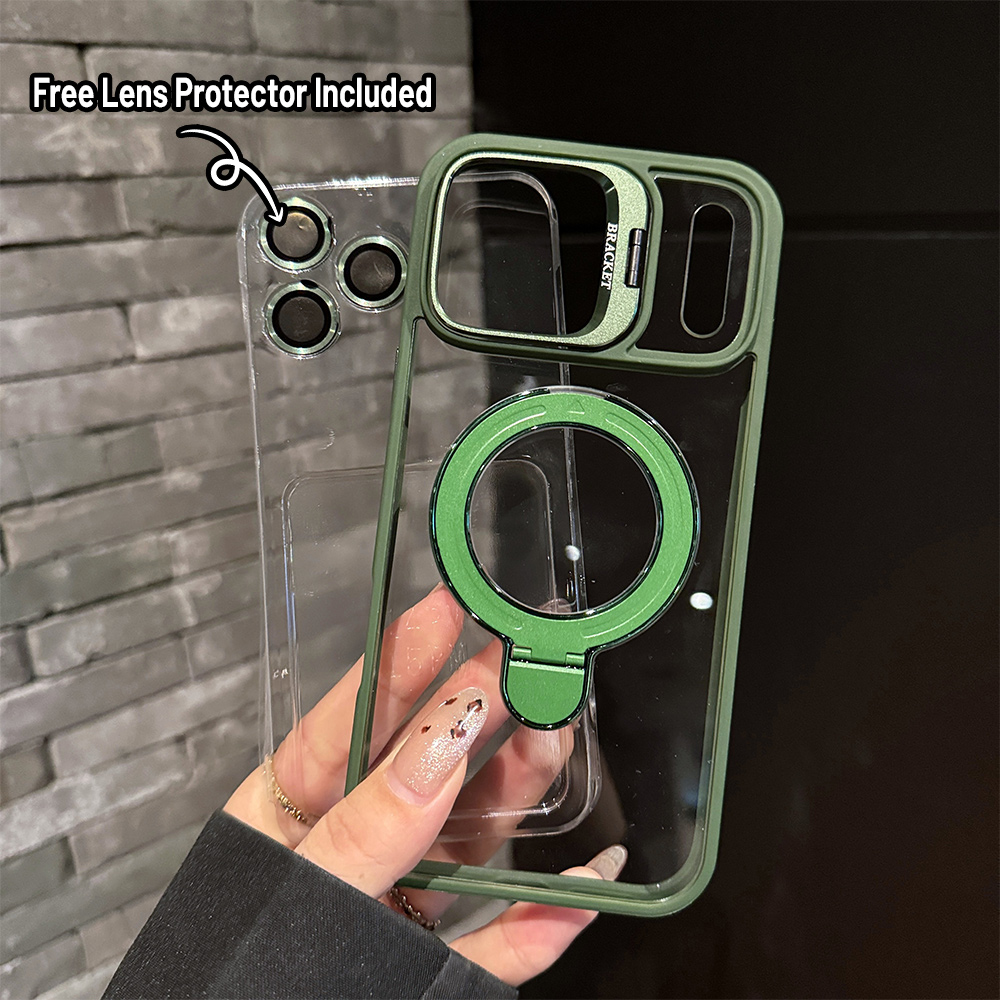 For Magsafe Magnetic Holder Ph - огляд і ціна Clear Shockproof Bumper Case
