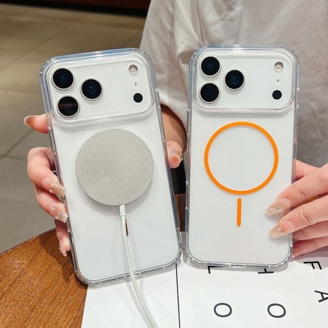Luxury For Magesafe Magnetic C - огляд і ціна Clear Shockproof Bumper Case