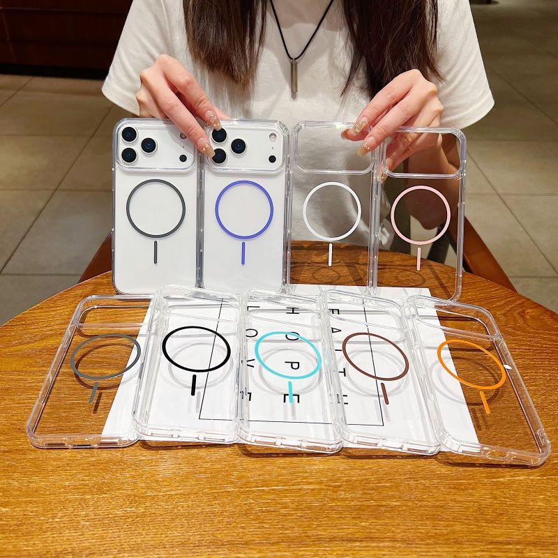 Luxury For Magesafe Magnetic C - огляд і ціна Clear Shockproof Bumper Case