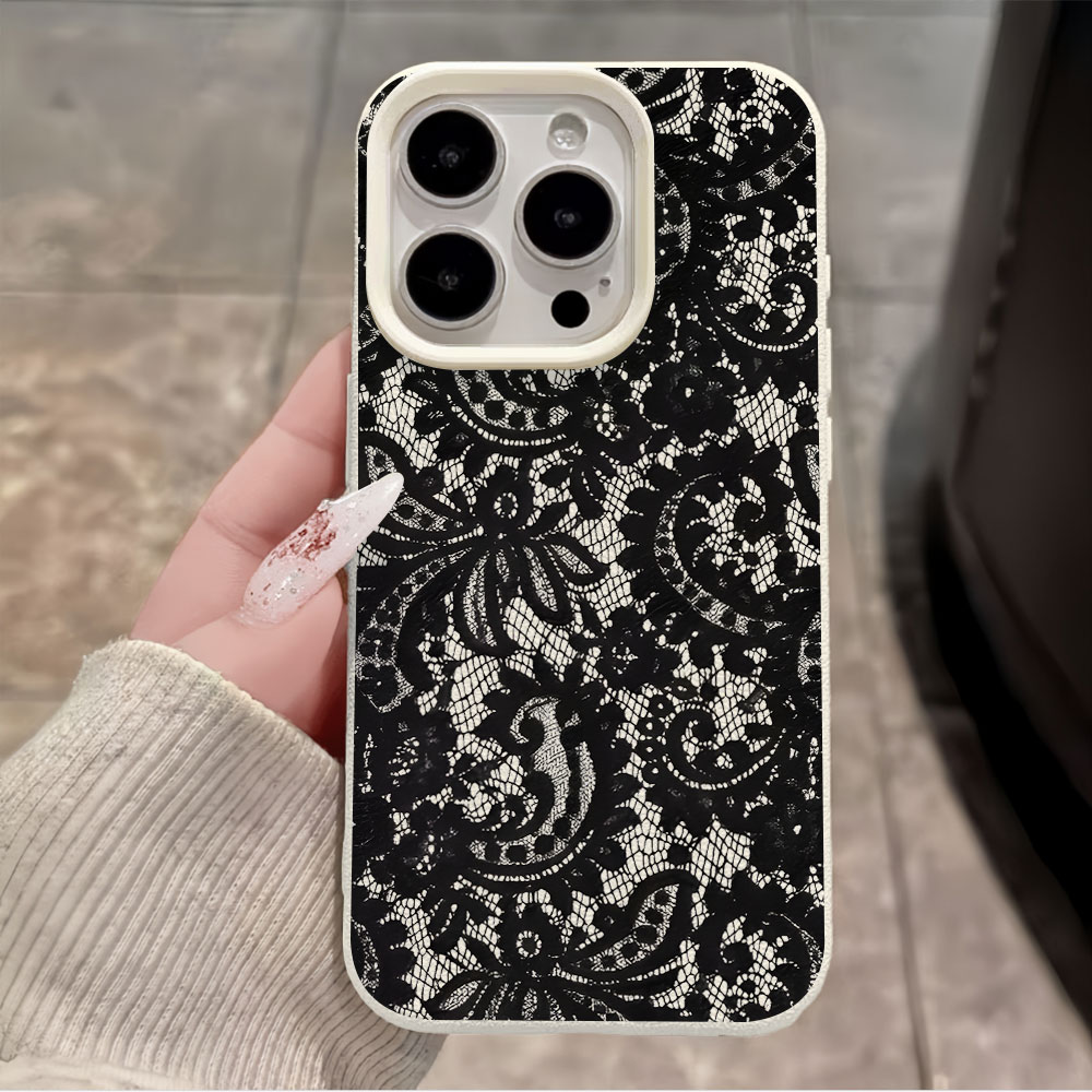 Black Vintage Floral Lace Lych - огляд і ціна Vintage Floral Pattern Soft Case